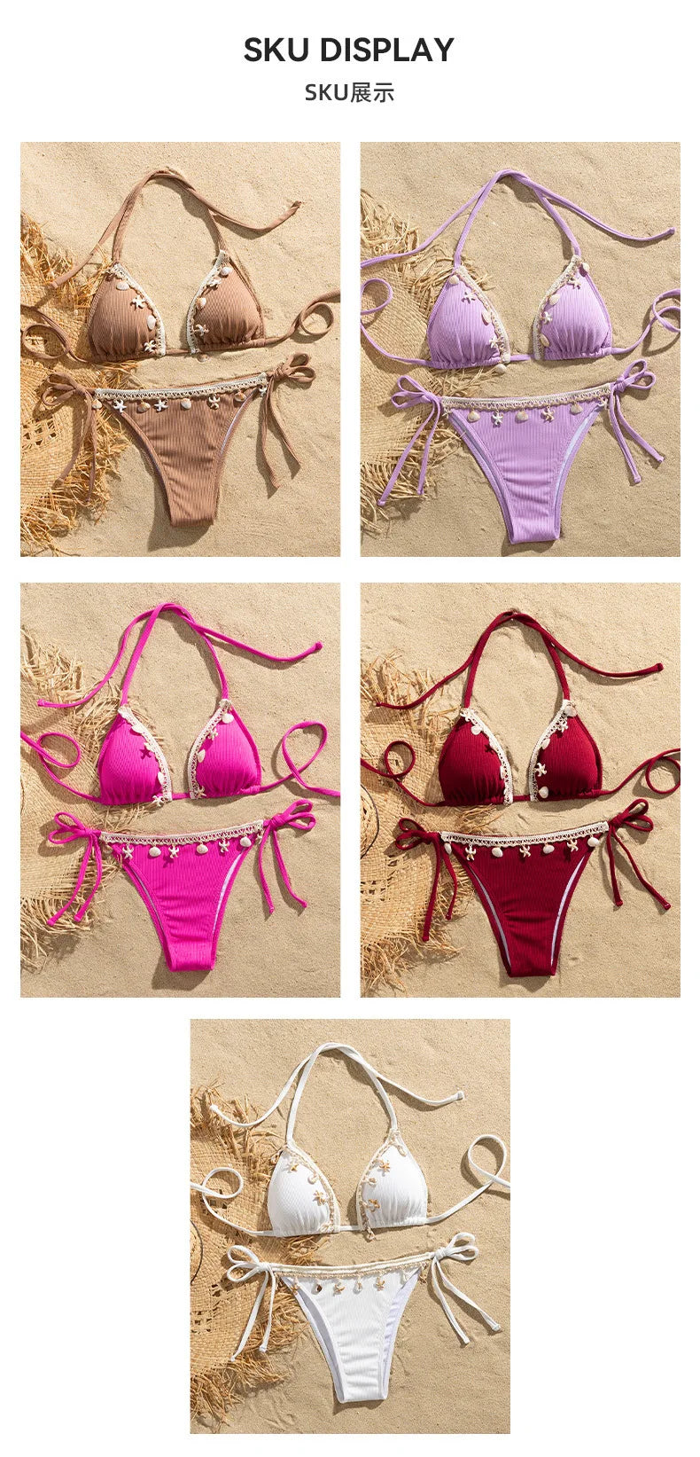Sexy Bikinis 2026 Women's Swimwear Female Swimsuit For Swimming Wear Bathing Suits Brazilian Bikini Set Beachwear Pool Bather Beauty World Shop