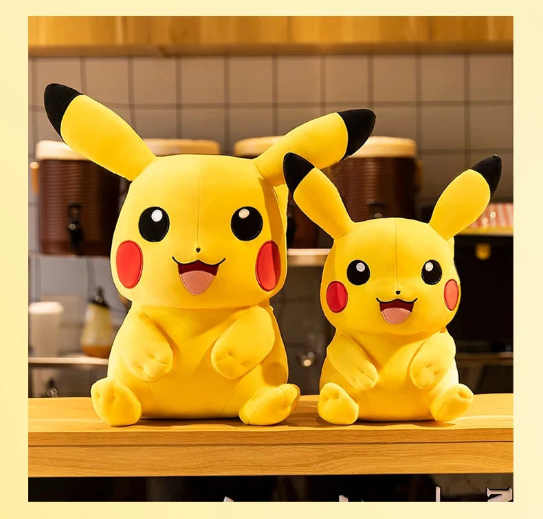 Pokemon Kawaii Pikachu Cute Stuffed Toys High-Quality Anime Throw Pillow Birthday Christmas Gift for Children Friends Boys Girls Beauty World Shop
