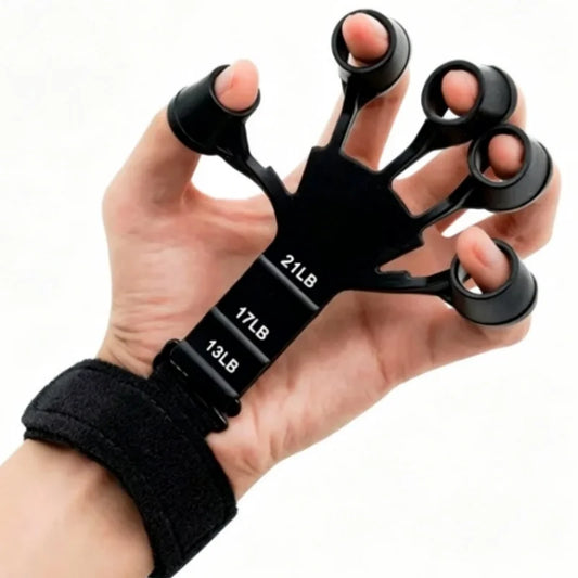 Hand Finger Flexibility Training Gear Portable Five-Prong Wrist Grip Exerciser for Daily Strength Workout Beauty World Shop