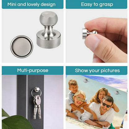 10/20x Magnetic Pins Neodymium Magnets Pin Board Magnet For Board Cone Magnets Super Strong Fridge Magnets For Home Storage Tool Beauty World Shop