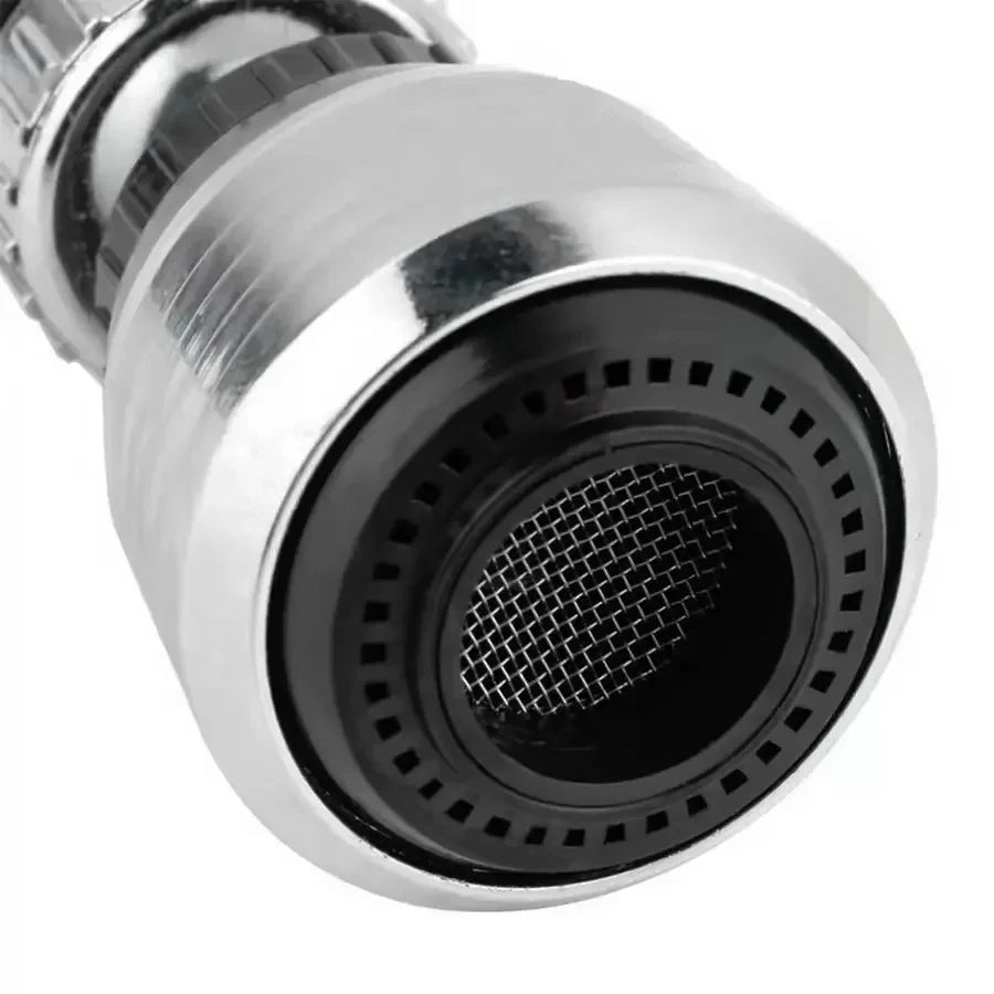 Kitchen Stainless Steel Faucet Sprinkler Water-saving Device Lengthening Rotating Splash Proof Sprinkler Spray Extender Bubbler Beauty World Shop