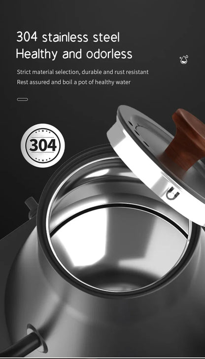 Electric Gooseneck Kettle 900ML Hand Brew Coffee Pot Smart Teapot Temperature Control Pot Rapid Heating Kettle 110v/220v Beauty World Shop