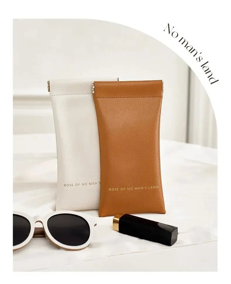Glasses Bag, Female Sunglasses, Sunglasses Storage Box, Portable Cartridge, Myopia Eye Bag, Automatic Closing Protective Cover Beauty World Shop
