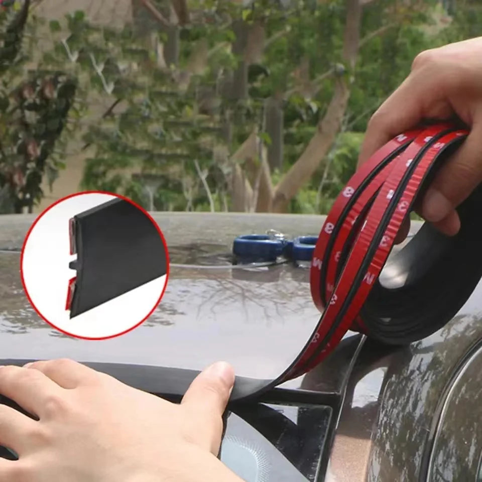 Car Seals Edge Sealing Strips Rubber Auto Roof Windshield Car Sealant Protector Strip Window Seals Noise Insulation Soundproof Beauty World Shop