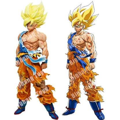 28cm Dragon Ball Z Figure Goku Anime Figures First Super Saiyan Gk Blood coating Gokou PVC Model Toys Doll Collectible Gifts Beauty World Shop