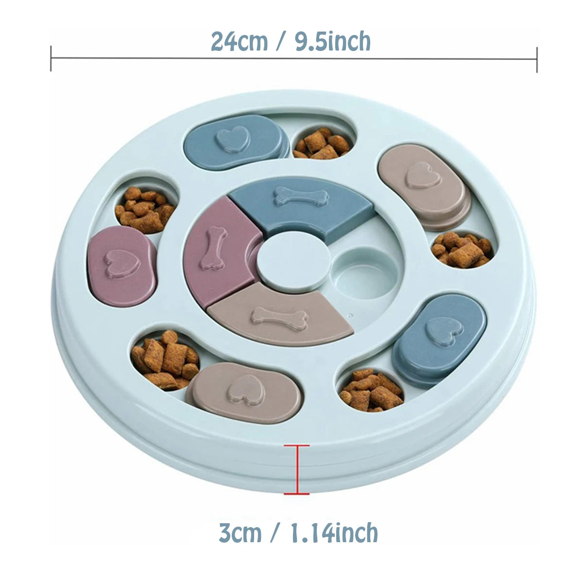 Dog Food Hiding Bowl, Slow Food Training, Dog Educational Toy To Relieve Boredom, Interactive Educational Feeding Toy Beauty World Shop