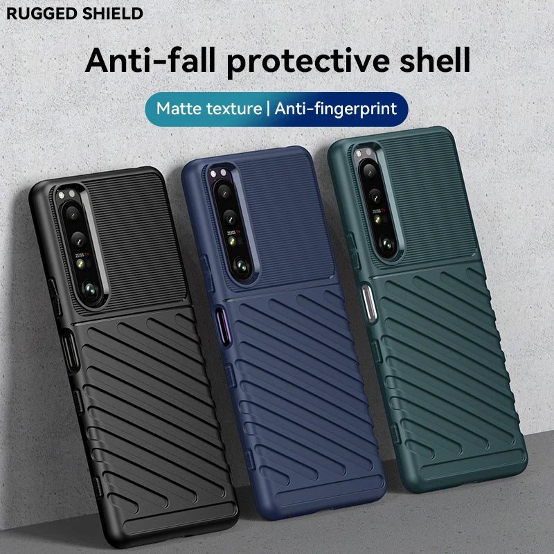 Luxury Shockproof Silicone Phone Case for Sony Xperia 1 III - Soft TPU Protective Cover Beauty World Shop
