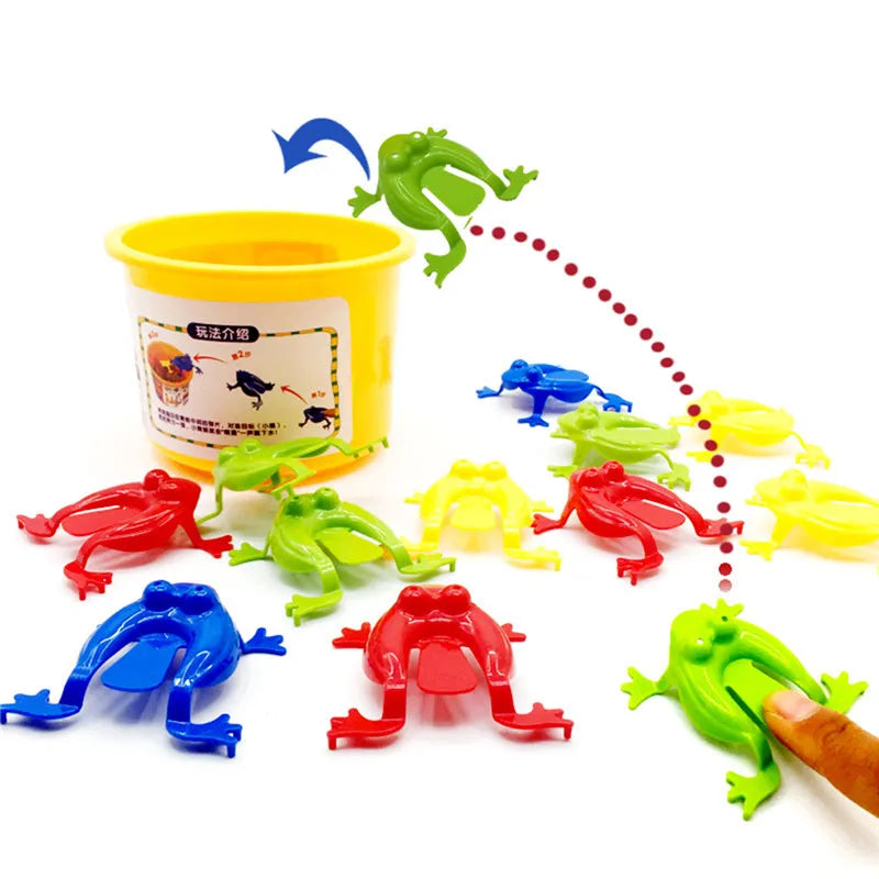 10-20Pcs Jumping Frog Bounce Fidget Toys For Kids Novelty Assorted  Stress Reliever Toys For Children Birthday Gift Party Favor Beauty World Shop