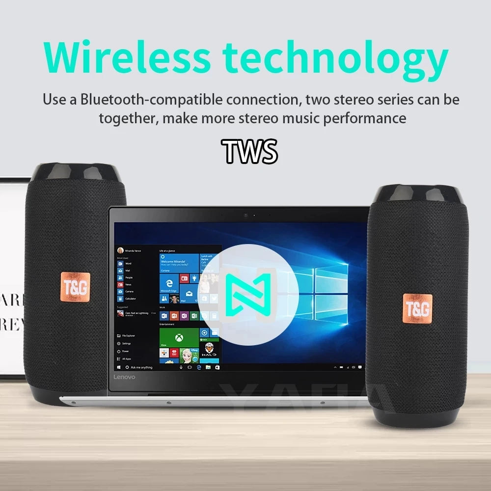Wireless Portable Bluetooth Speaker Caixa De Som Blutooth Music Sound Box For Radio FM Subwoofer Blootooth Audio Hand Free Baffe Beauty World Shop