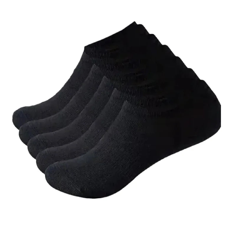 Men's Mid-Calf Cotton Socks 10/5/3 Pairs | Soft Breathable All-Season Crew Socks Solid Color for Daily Work, Sports &Casual Wear Beauty World Shop