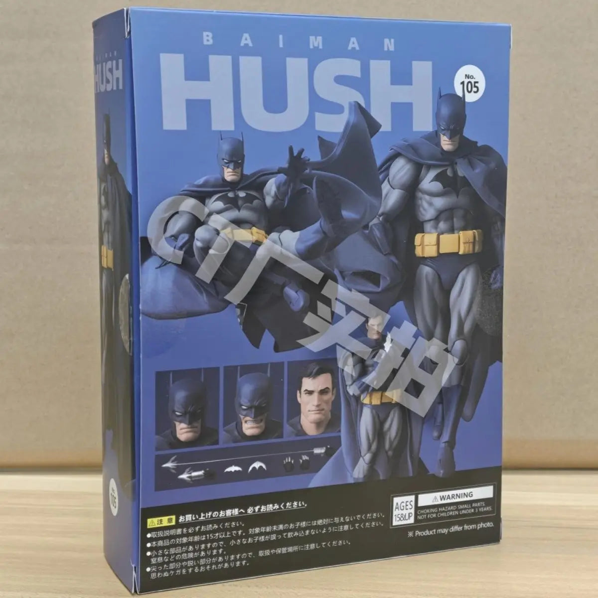 HOT in Stock CT Toys Batman Hush Blue Version Mafex 105 Black Version Dc Bat Man Anime Action Figure Figurine Model Statue Gift Beauty World Shop