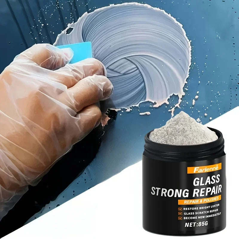 Super glass polishing powder|Restore glass clarity|Polishing for brightness|Glass scratch repair powder|Nanoscale scratch repair Beauty World Shop