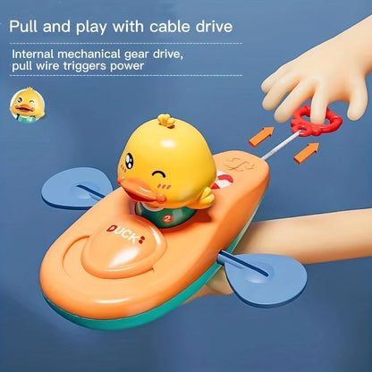 1 Pc Little Yellow Duck Kayak Toy Swimming Pool Bathroom Toy 1 Pc Little Yellow Duck Kayak Toy Swimming Pool Bathroom Toy Beauty World Shop