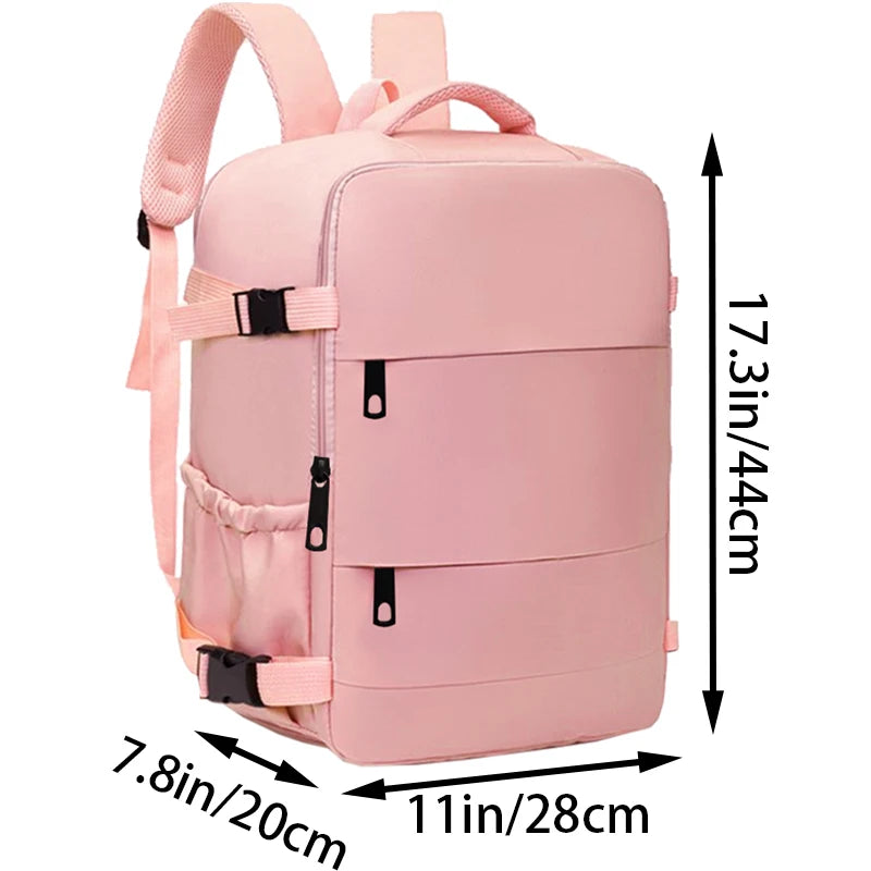 Graceful Stylish Multi-color Backpack Adjustable-strap Lightweight for Commute Daily Use Casual Functional Bag Beauty World Shop