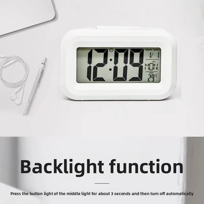Alarm Clock Digital Clock LED Electronic With Backlight Snooze Calendar For Home Office Desktop Table Screen Display Watch Beauty World Shop