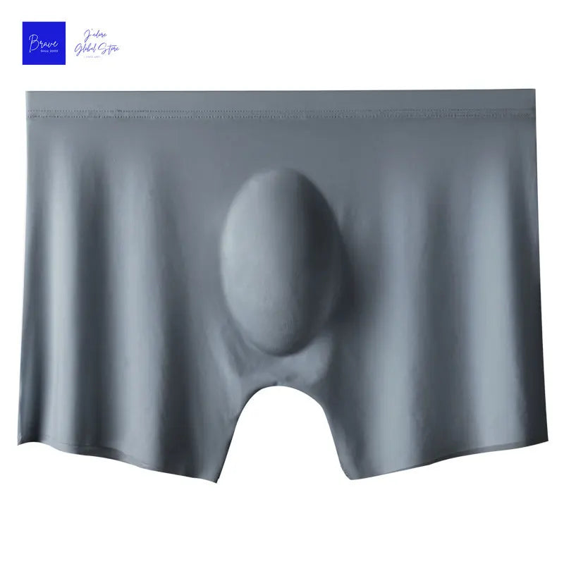 1pc Mens Boxers Shorts Ice Silk Men Panties Seamless Sexy Underwear Man Underpants Panties Male Antibacterial Breathable Briefs Beauty World Shop