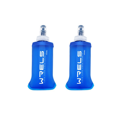 WRELS Folding Water Bottle TPU BPA-Free Collapsible Soft Flask Outdoor Sport Hiking Camping Running Portable Soft Water Bottle Beauty World Shop