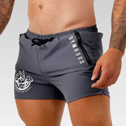 Sports Shorts Men Gym Workout Running Shorts Bodybuilding Joggers Summer Fitness Training Jogging Short Pants Male Beach pants Beauty World Shop
