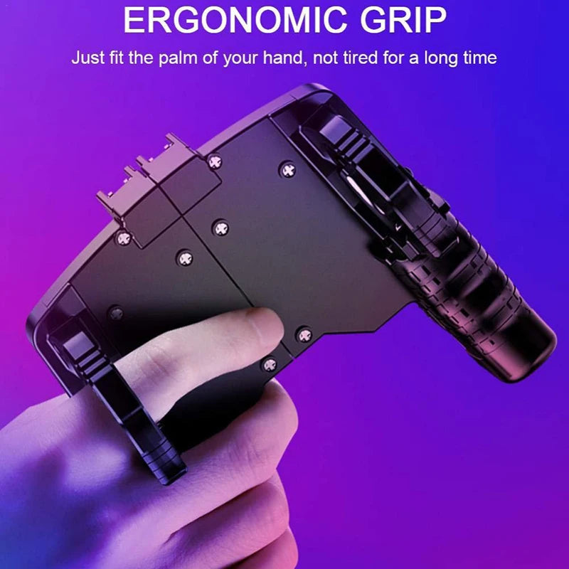 Trigger Free Fire PUBG Controller for Cell Phone Gamepad Joystick Android iPhone Control Mobile Game Pad Pugb Smartphone Command Beauty World Shop
