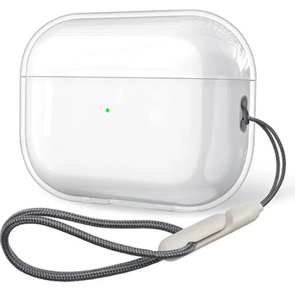 Clear Soft TPU Earphone Case with Lanyard Strap for Airpods Pro 2 3 2nd Generation Air Pods 4 3 1 3rd 2024 Gen Cover Accessories Beauty World Shop