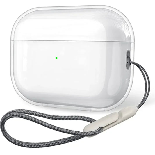 Clear Soft TPU Earphone Case with Lanyard Strap for Airpods Pro 2 3 2nd Generation Air Pods 4 3 1 3rd 2024 Gen Cover Accessories Beauty World Shop