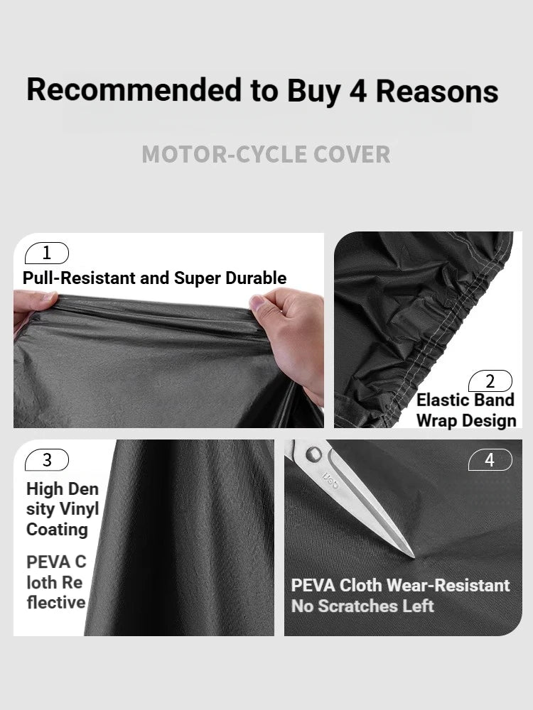 TOSUOD Thickened bike rain cover, All-Inclusive Design Rain Snow Dust  New All Weather Protective Sunshade  Protective Covers Beauty World Shop
