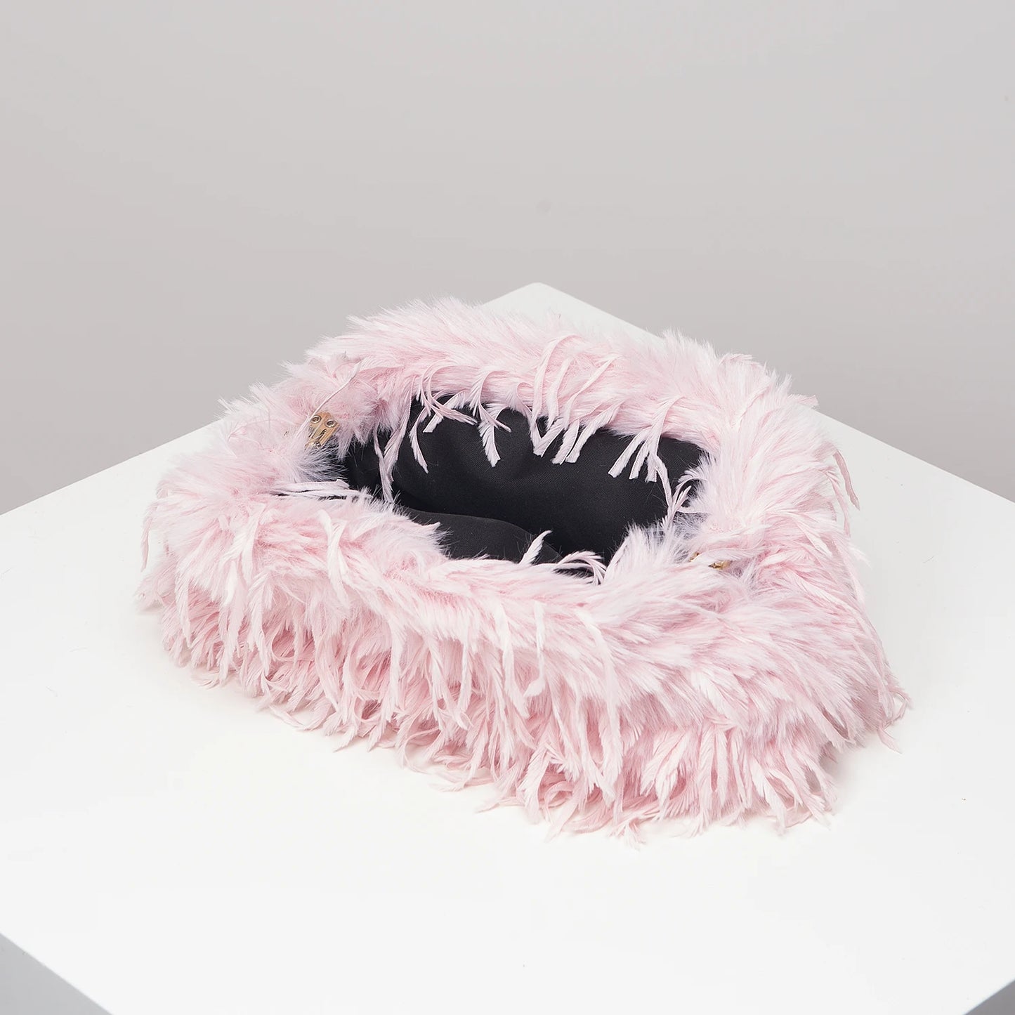 Dopamine-style clip bag, Y2K plush clutch bag, candy-colored women's purse, dinner dress clutch Beauty World Shop