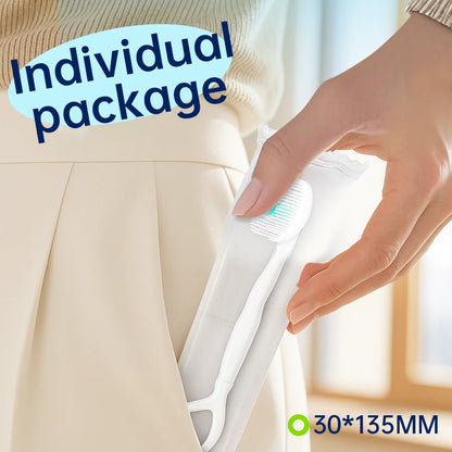 Portable Travel Toothbrush Mini Exploded Bead Toothbrush Disposable Adult Cleaning Toothbrush Individually Packaged Beauty World Shop