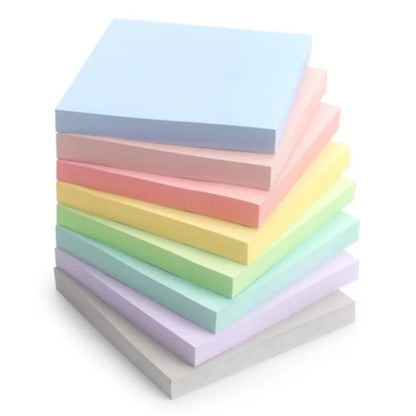 8 Pads Sticky Notes 3x3 Self-Stick Notes 8 Bright Multi Colors Purple Sticky Notes, 85 Sheet/Pad Beauty World Shop