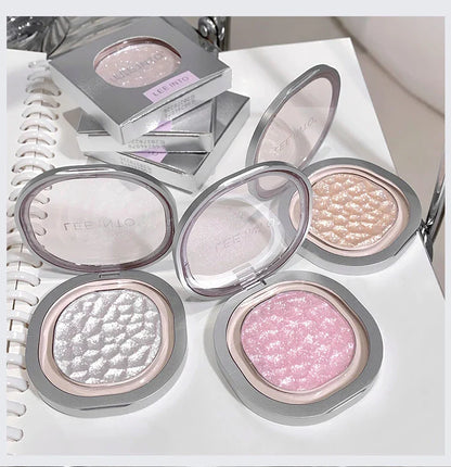 LEEINTO color-glowing high-gloss powder pearlescent powder brightens up the make-up eye shadow disc Beauty Trend Shop