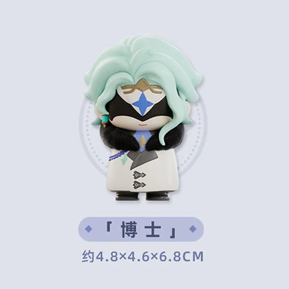 Mihoyo Genshin Impact Fatui Harbinger Q Version Series Blind Box Desktop Mini Doll Model Toys Trend Decoration Surprise Gifts Beauty World Shop