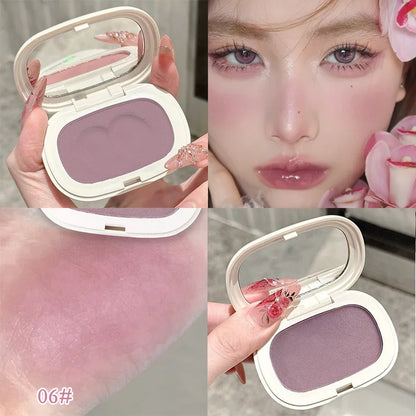 Phantom Bear Single-Color Blush Cream — Mochi Texture, Powder-Free Formula, Low-Saturation, Long-Lasting Natural Matte Finish Beauty Trend Shop