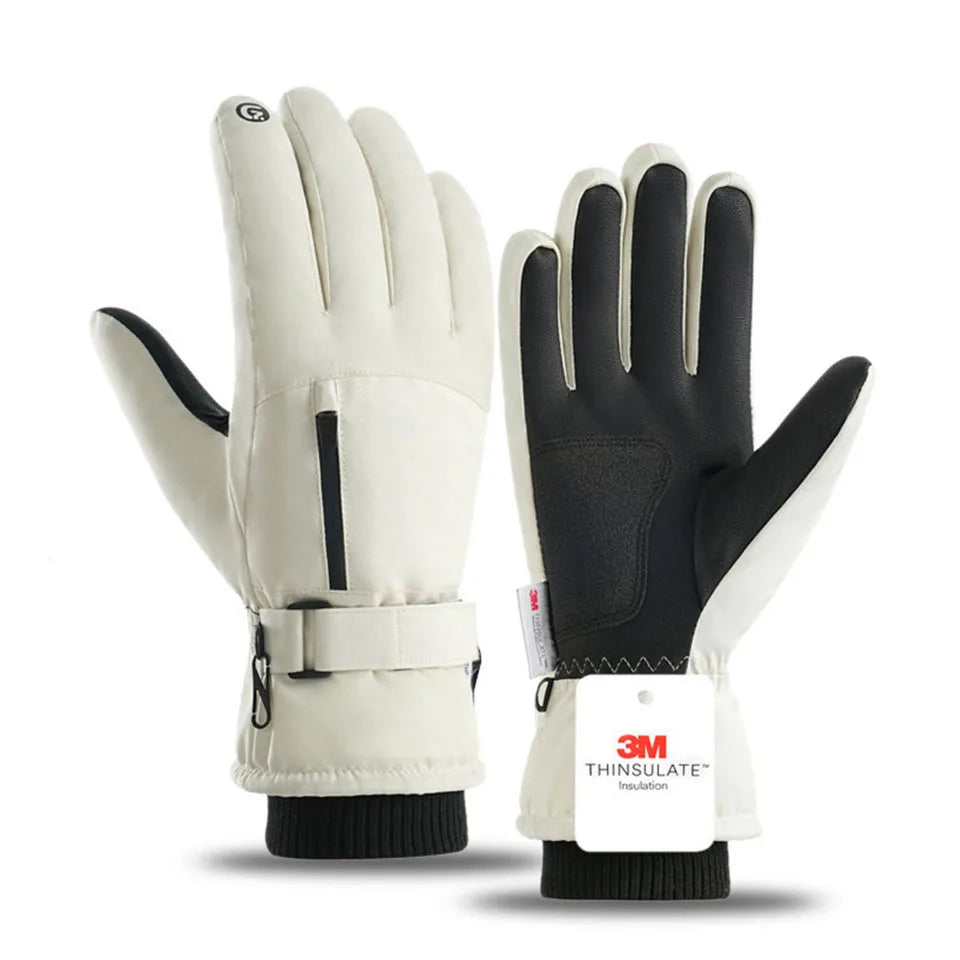 GTUBIKE Waterproof Men’s Women’s Winter Cycling Gloves Thermal Touchscreen Ski Gloves for Running Outdoor Sports Gloves Beauty World Shop