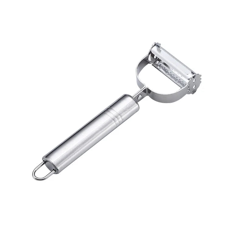 Kitchen Vegetable Peeler Stainless Steel Melon Planer Double-Head Peeler Household Multiple-Function Fruit And Vegetable Peeler Beauty World Shop