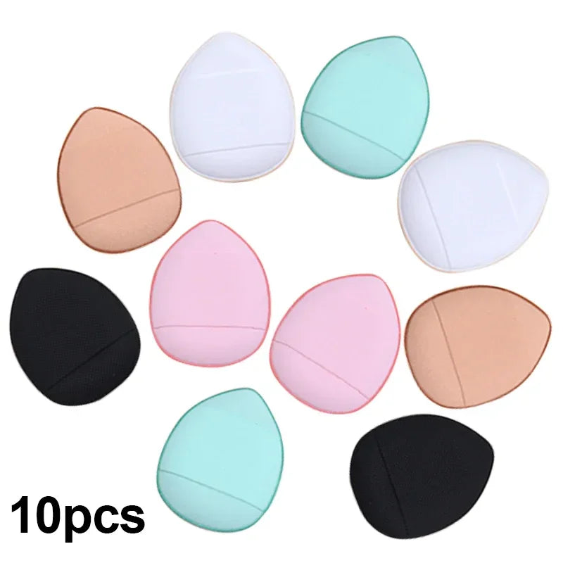 5/10Pcs Mini Finger Puff Foundation Small Air Cushion Powder Sponge Face Concealer BB Cream Cosmetic Applicator Makeup Tools Beauty World Shop
