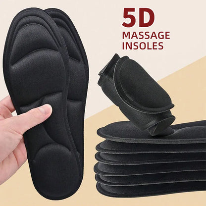 1/2/4/16Pairs 5D Massage Memory Foam Insoles For Shoes Sole Breathable Cushion Sport Running Insoles For Feet Orthopedic Insoles Beauty World Shop