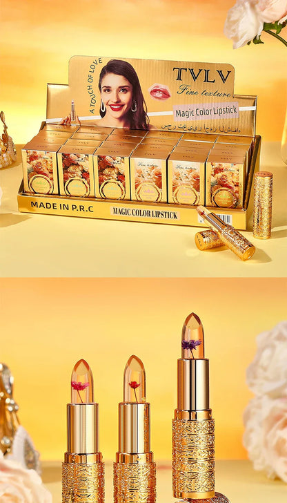 Crystal Color-changing Petal Lipstick for Women Moisturizes long-lasting and non-sticky cup lip balm Beauty Trend Shop