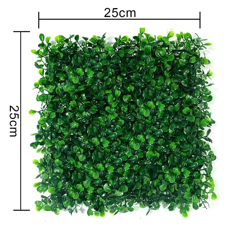 10pcs Artificial Plants Grass Wall Panel Boxwood Hedge Greenery UV Protection Green Decor Privacy Fence Backyard Screen Wedding Beauty World Shop