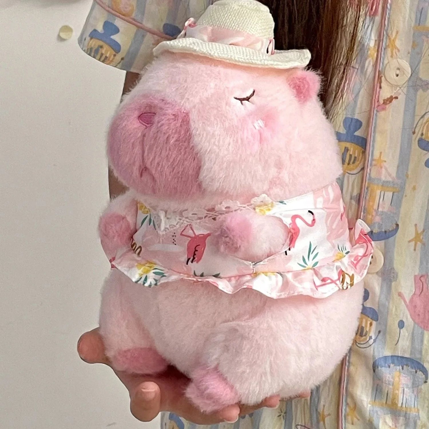 23cm Capybara Plush Simulation Capibara Anime Fluffty Toy Cute Doll Stuffed Animals Soft Doll Plush Christmas Thanksgiving Gift Beauty Fashion