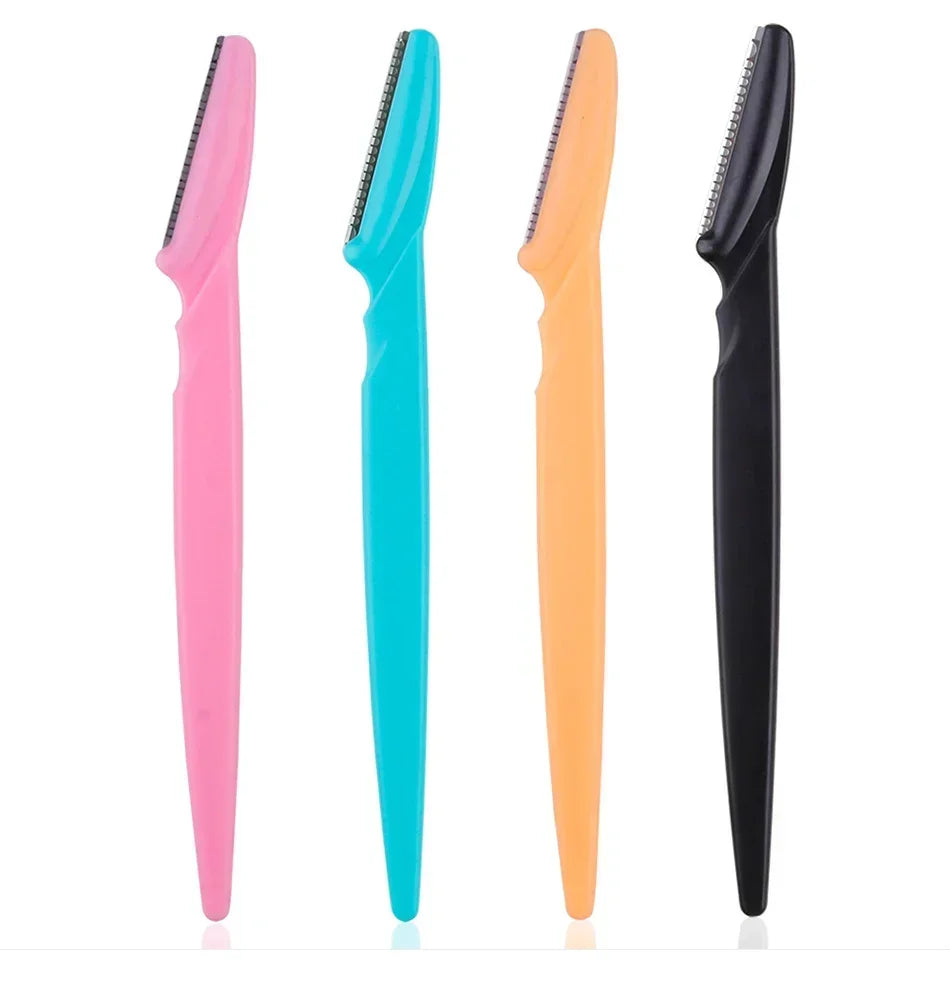 Portable Eyebrow Trimmer Blade Women's Face Shaver Safety Knife Makeup Scraper Hair Removal Tool for Eyebrow Epilation Beauty Trend Shop