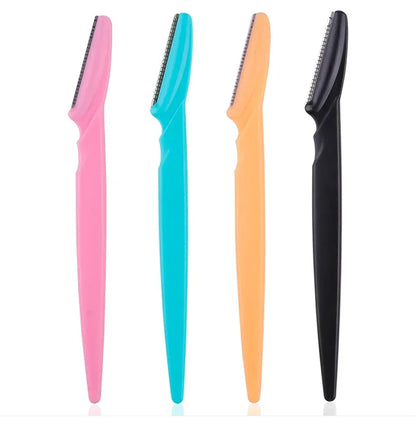 Portable Eyebrow Trimmer Blade Women's Face Shaver Safety Knife Makeup Scraper Hair Removal Tool for Eyebrow Epilation Beauty Trend Shop
