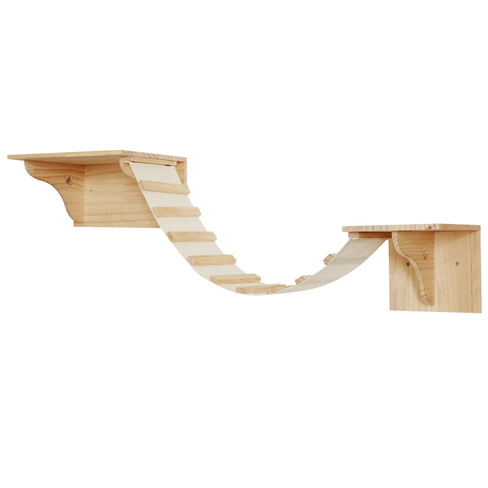 Cat Wall Climbing House Shelf Bed Wall Mounted Tree Tower Hiding House Villa Castle for Indoor Cats Accessories Sleeping