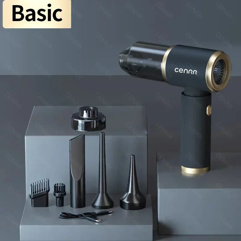 CENRR Car Vacuum Cleaner High Suction 210000PA Wireless Vacuum Cleaner Cordless Vacuum Cleaner High Pressure Cleaning Machine Beauty World Shop