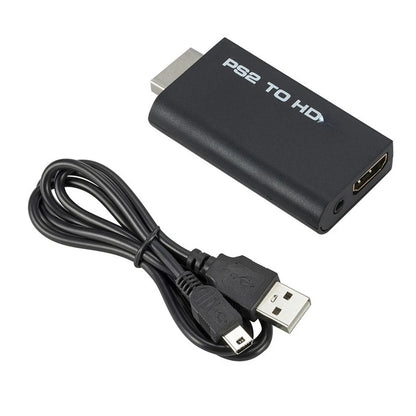 Hdmi To Ps2 Compatible Converter Adapter Audio And Video With 3.5mm Audio Cable Supports Pc All Ps2 480i 480p 576i Display Modes Beauty World Shop