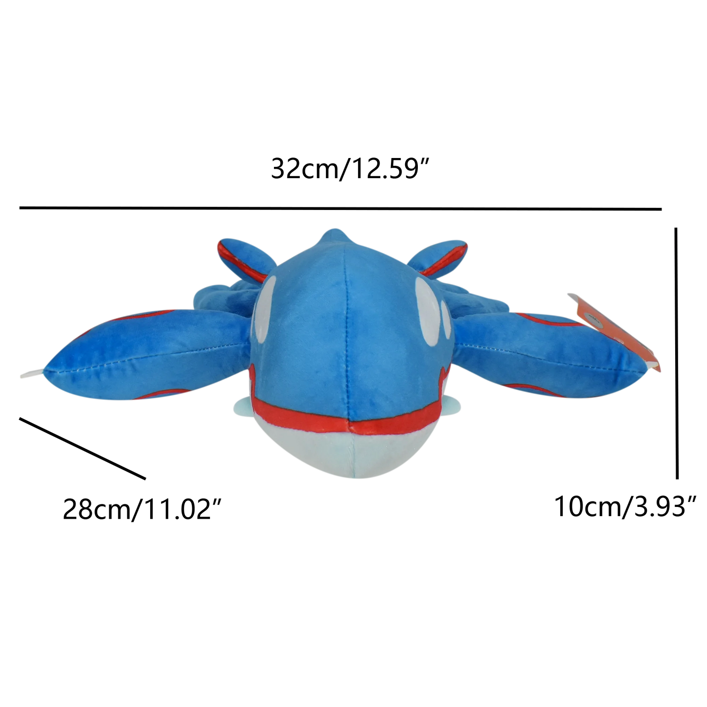 Peluche Mega Rayquaza Plush Toy Groudon Kyogre Mudkip Torchic Treecko Anime Cartoon Stuffed Doll Children Kids Gifts Beauty World Shop