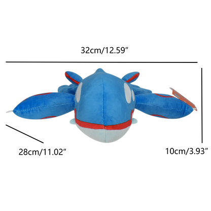 Peluche Mega Rayquaza Plush Toy Groudon Kyogre Mudkip Torchic Treecko Anime Cartoon Stuffed Doll Children Kids Gifts Beauty World Shop