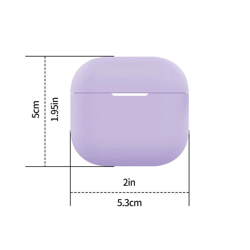Funda For AirPods 4 Wireless Bluetooth Earphone Silicone Cover Case Ultra-Thin Skin For Apple Airpods 4 4th Generation Cases