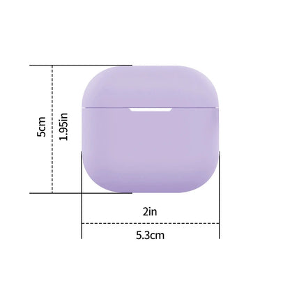 Funda For AirPods 4 Wireless Bluetooth Earphone Silicone Cover Case Ultra-Thin Skin For Apple Airpods 4 4th Generation Cases