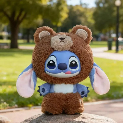Disney Stitch Wild Animal Series Blind Box Plush Vinyl Toy Cute Doll Replica Mystery Box Bag Pendant Decor New Year Festive Gift Beauty World Shop