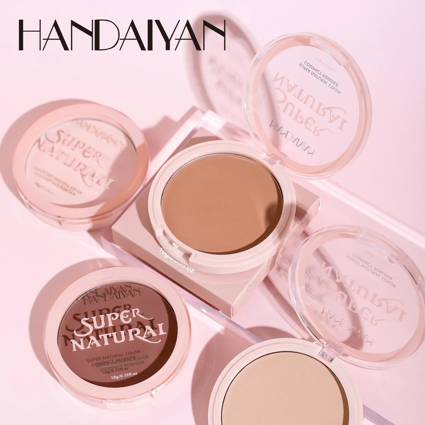 8 Color Matte Face Pressed Powder 24 Hours Oil Control Natural Setting Powder Foundation Full Coverage Waterproof Lasting Makeup Beauty World Shop